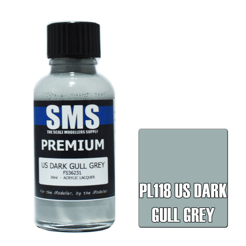 PL118 Premium US DARK GULL GREY 30ml - VIP Toys and Hobbies