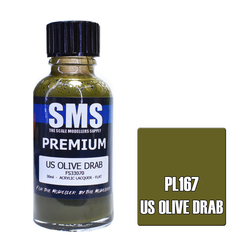 PL167 Premium US OLIVE DRAB 30ml - VIP Toys and Hobbies