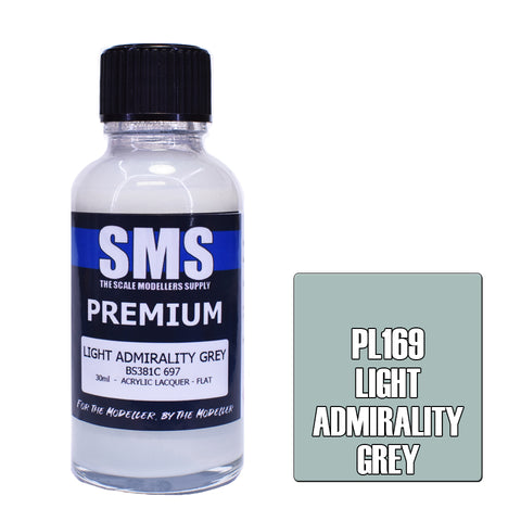 PL169 Premium LIGHT ADMIRALITY GREY 30ml - VIP Toys and Hobbies