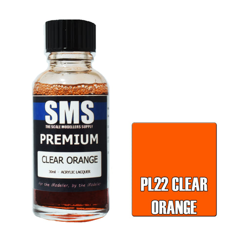 PL22 Premium CLEAR ORANGE 30ml - VIP Toys and Hobbies